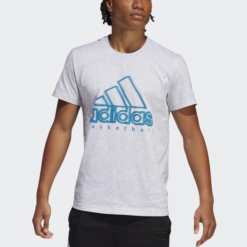 BAJU BASKET ADIDAS Wanted Logo Basketball Tee