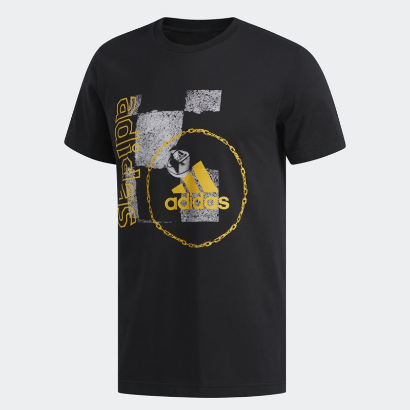 BAJU BASKET ADIDAS Q4 Wanted Art Tee