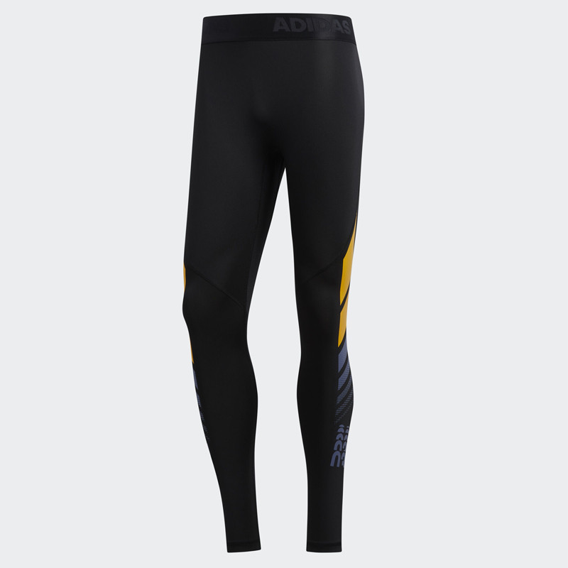 Celana Training Adidas Alphaskin Sport Moto Pack Long Tights Black