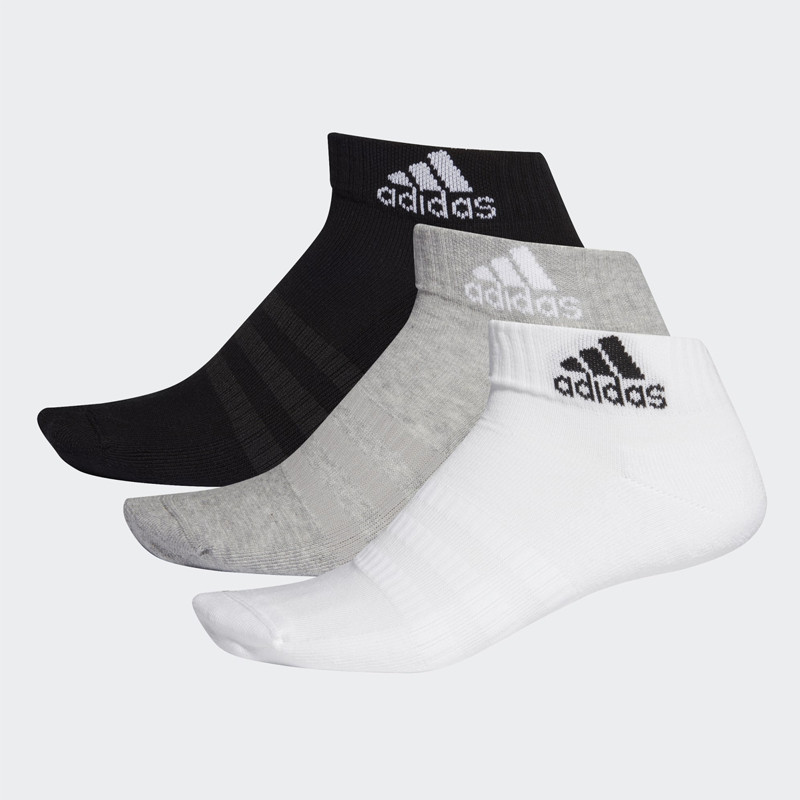 KAOS KAKI SNEAKERS ADIDAS Cushioned Ankle Socks 3 Pairs Kids