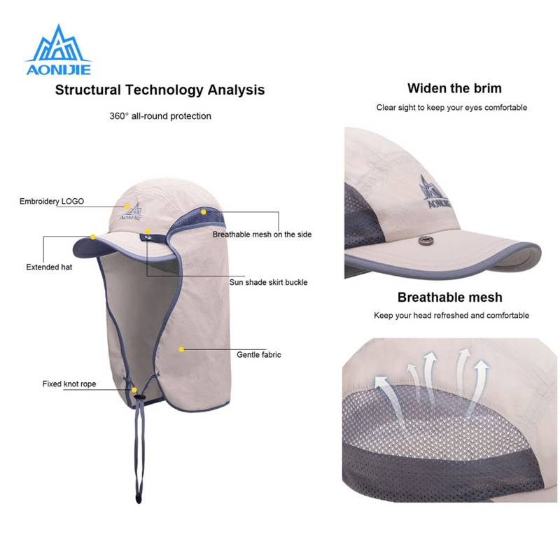 Outdoor UV Proof Hat foto 3