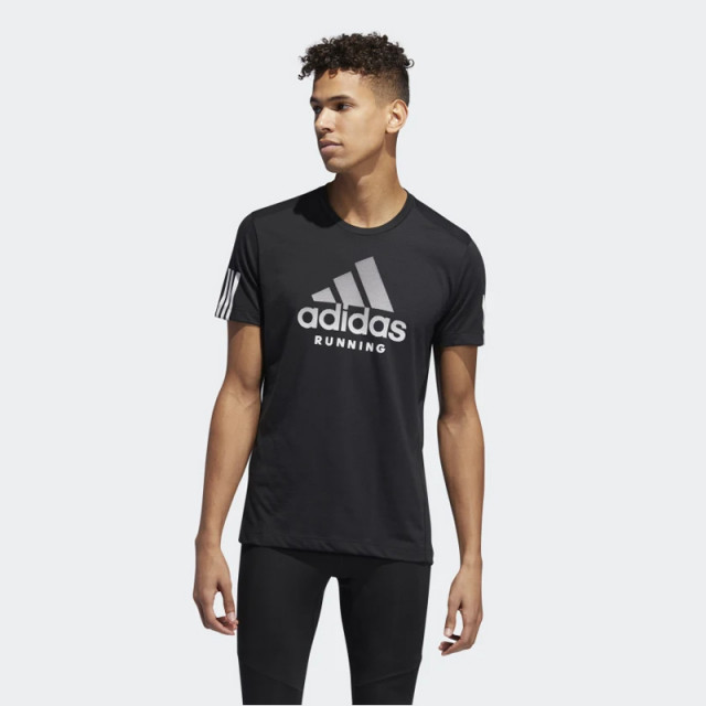 BAJU LARI ADIDAS Run It Badge Of Sport Soft Tee