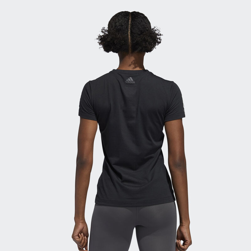 BAJU LARI ADIDAS Wmns Run It Badge of Sport Tee