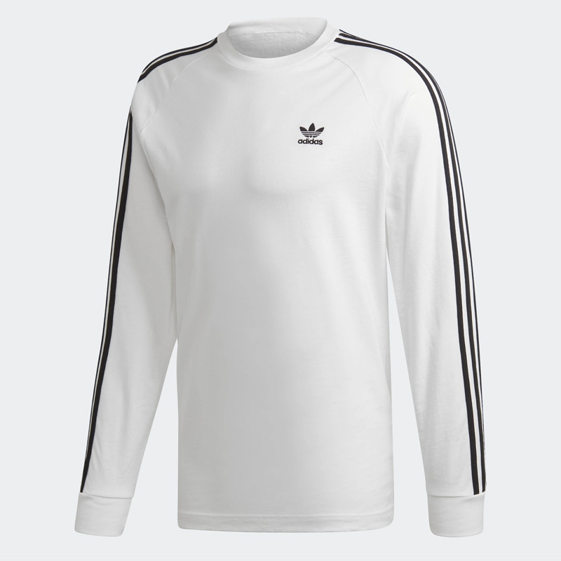 BAJU SNEAKERS ADIDAS Originals 3-Stripes Tee Long Sleeves Tee
