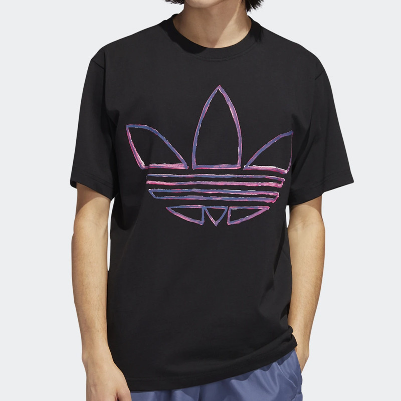 BAJU SNEAKERS ADIDAS Originals Watercolor Trefoil Tee