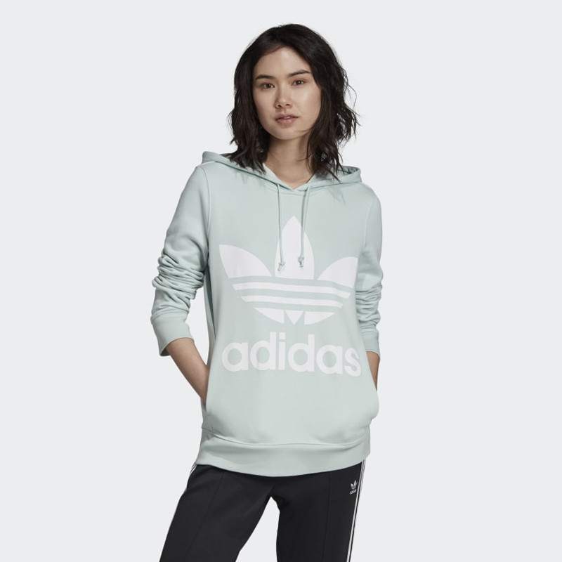 BAJU SNEAKERS ADIDAS Wmns Trefoil Hoodie