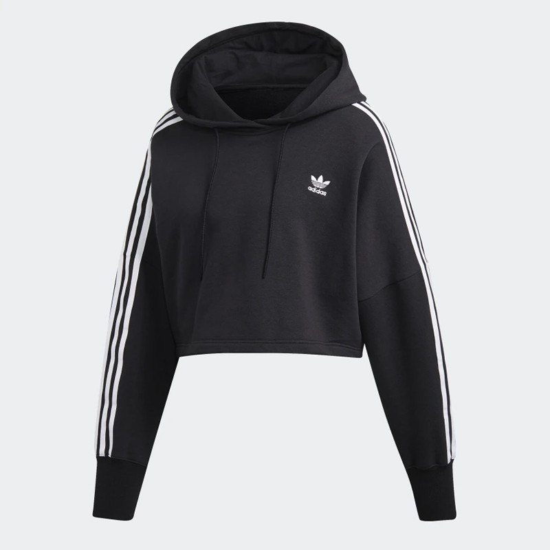 BAJU SNEAKERS ADIDAS Wmns Cropped Hoodie