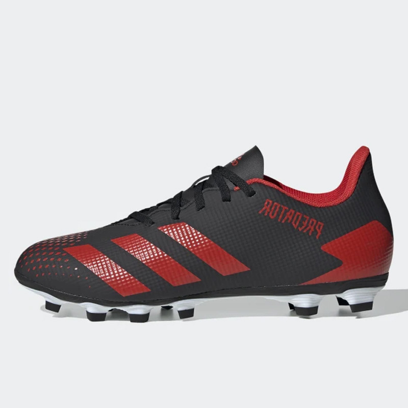 Sepatu Football Adidas Predator Flexible Ground Boots Black Red