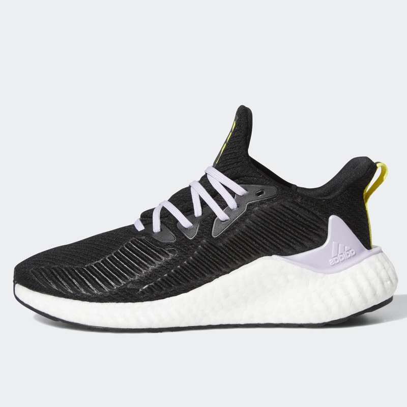 Sepatu Lari Adidas Wmns Alphaboost Iwd Core Black