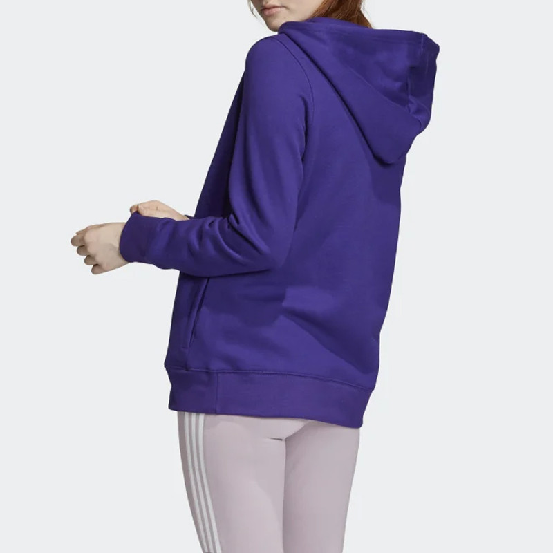 Baju Sneakers Adidas Wmns Trefoil Hoodie Collegiate Purple