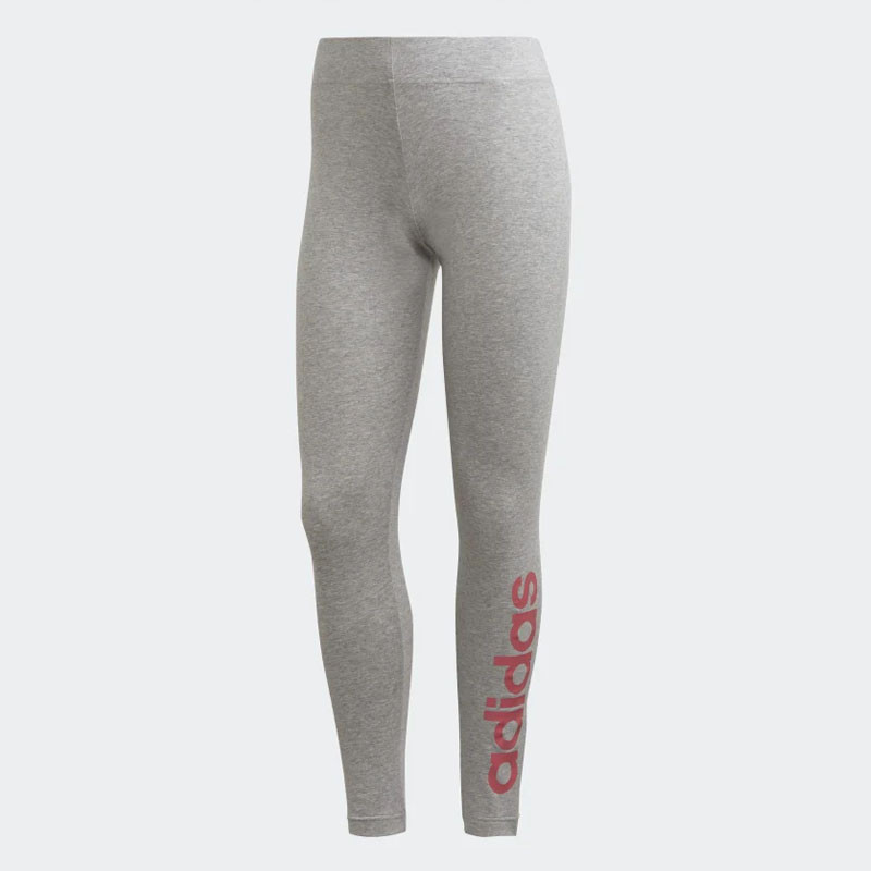 Celana Training Adidas Wmns Essentials Linear Tights Medium Grey Heather