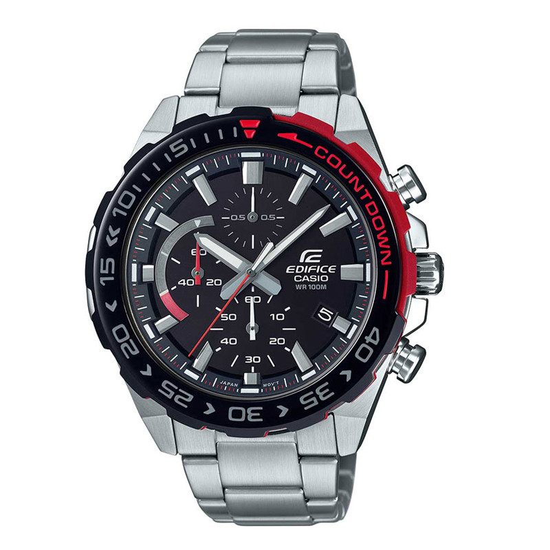 Jual JAM TANGAN Pria CASIO Edifice Chronograph Silver Original Termurah di Indonesia Ncrsport