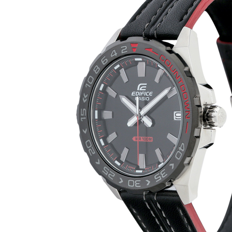 JAM TANGAN  CASIO Edifice Dial Leather Strap