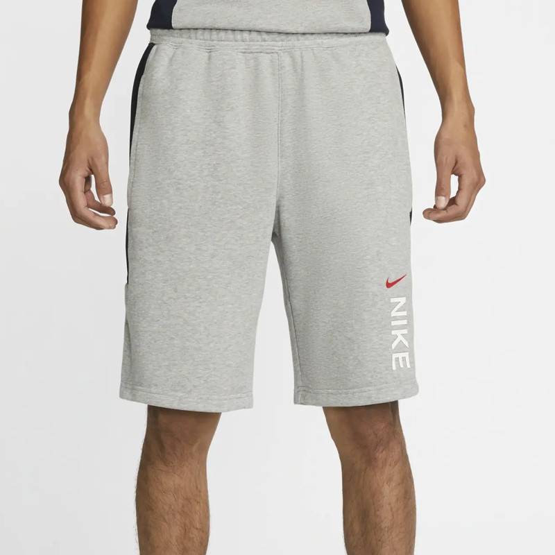 nike french terry shorts grey