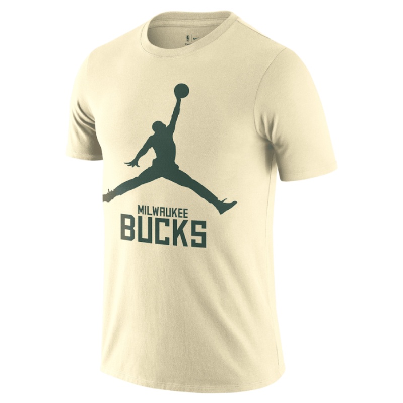 BAJU BASKET AIR JORDAN Milwaukee Bucks Essential Tee