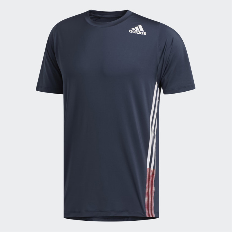 Baju Training Adidas Freelift 3-stripes Tee Legend Ink