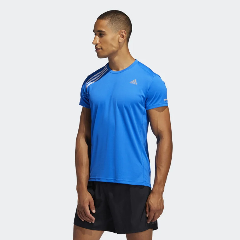 BAJU LARI ADIDAS Run It 3-Stripes Tee