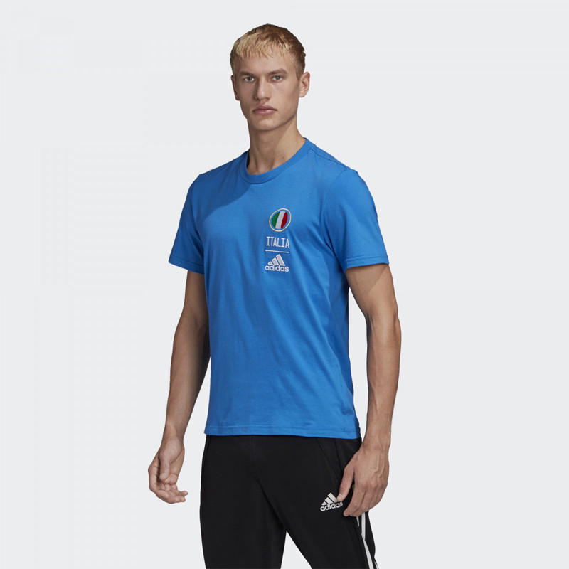 BAJU FOOTBALL ADIDAS Italy Tee