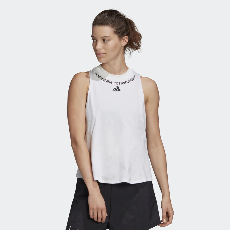 BAJU TRAINING ADIDAS Wmns Sleeveless Graphic Tee