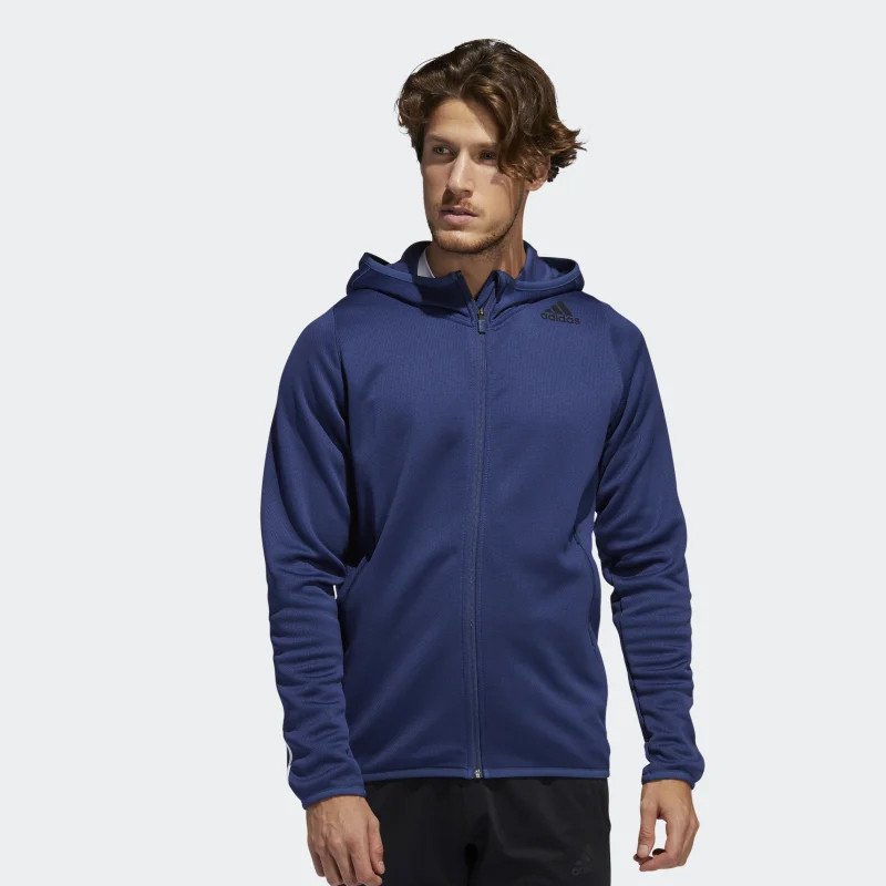 BAJU TRAINING ADIDAS Freelift Daily 3-Stripes Knit Hoodie