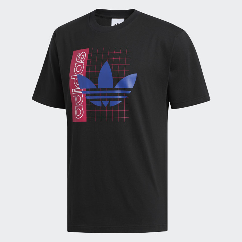 BAJU SNEAKERS ADIDAS Grid Trefoil Tee