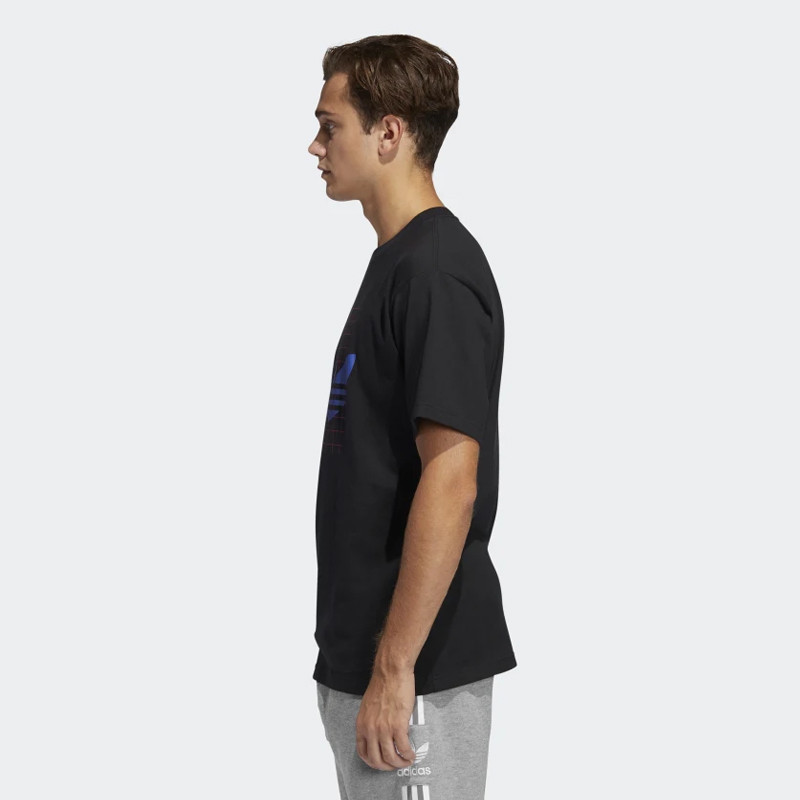 BAJU SNEAKERS ADIDAS Grid Trefoil Tee