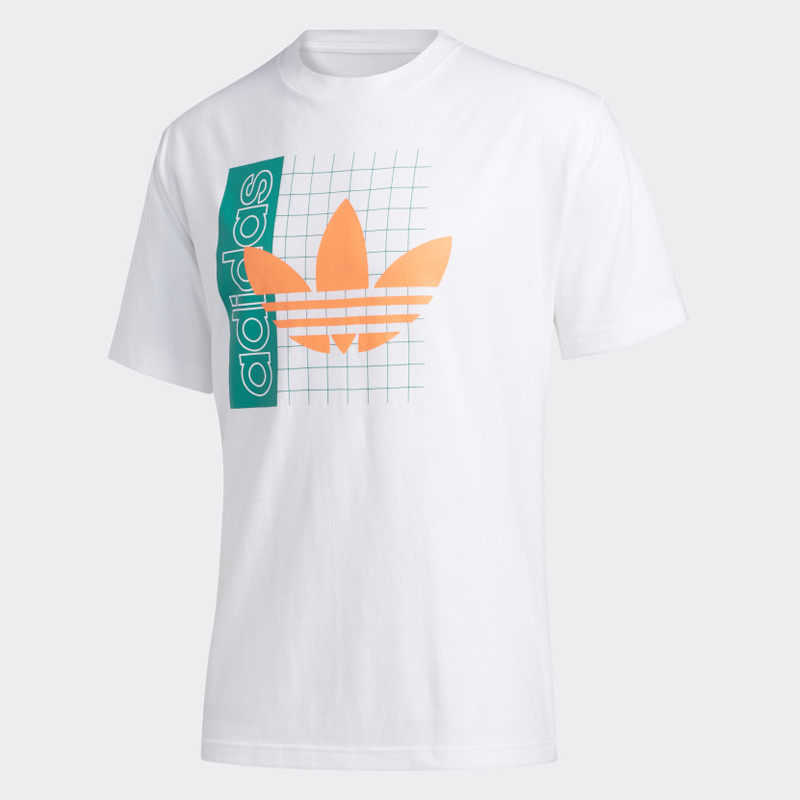 BAJU SNEAKERS ADIDAS Grid Trefoil Tee