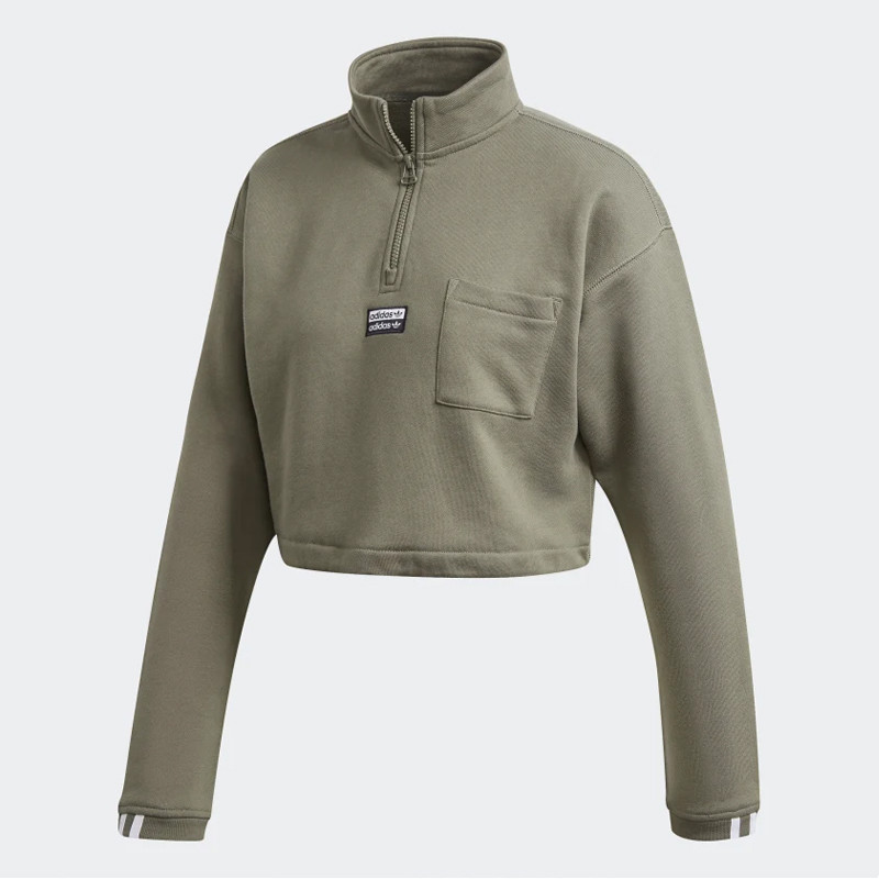 Cropped sweatshirt legacy green sales