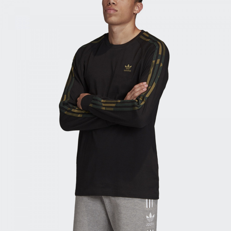 BAJU SNEAKERS ADIDAS Camouflage Long Sleeves Tee