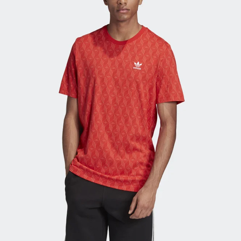 BAJU SNEAKERS ADIDAS Mono Allover Print Tee