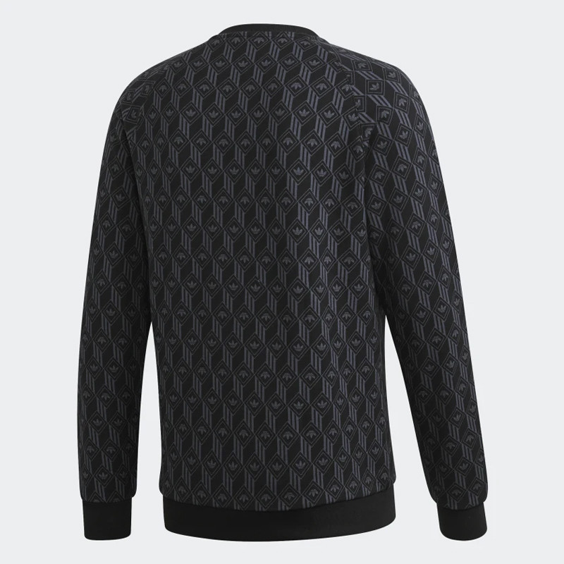 BAJU SNEAKERS ADIDAS Mono Allover Print Crew Sweatshirt