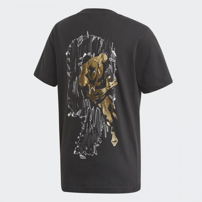 BAJU SNEAKERS ADIDAS X Marvel Black Panther Graphic Youth Tee