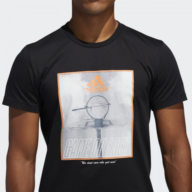 BAJU BASKET ADIDAS Game On Lock Tee