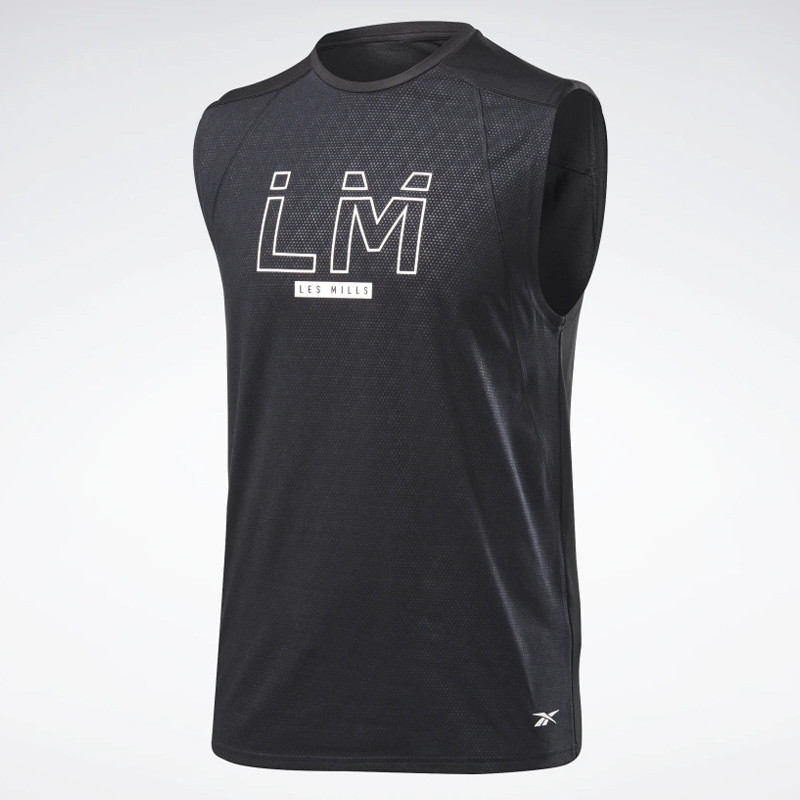 Jual BAJU TRAINING Pria REEBOK Les Mills Smartvent Tank Black