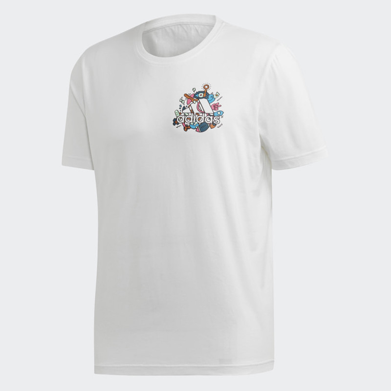 BAJU SNEAKERS ADIDAS Illustrated GFX Tee