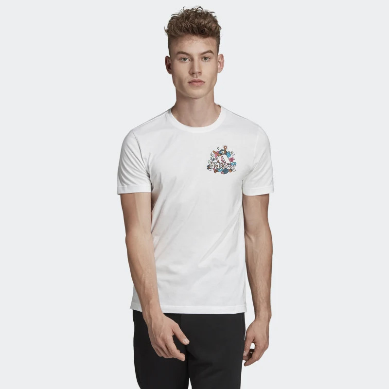 BAJU SNEAKERS ADIDAS Illustrated GFX Tee