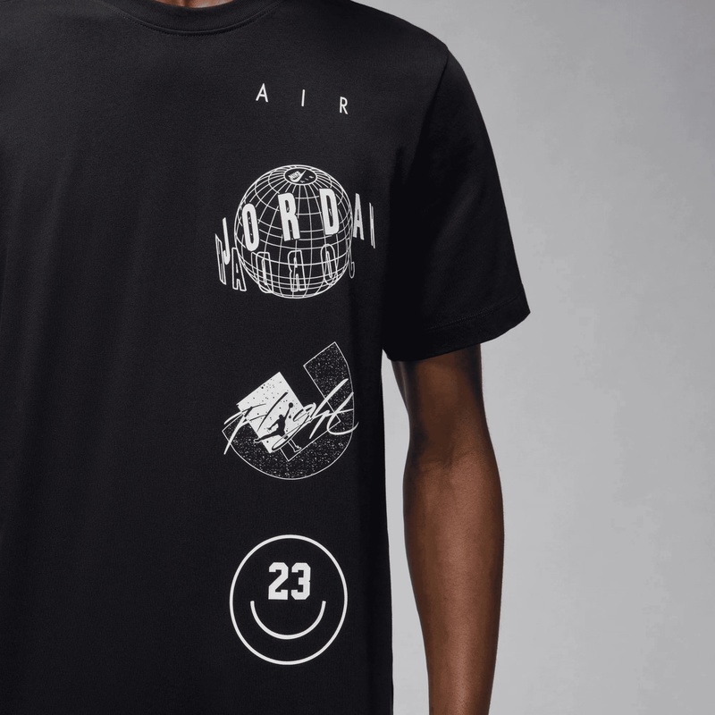 BAJU BASKET AIR JORDAN BRAND LOGO STACK Tee