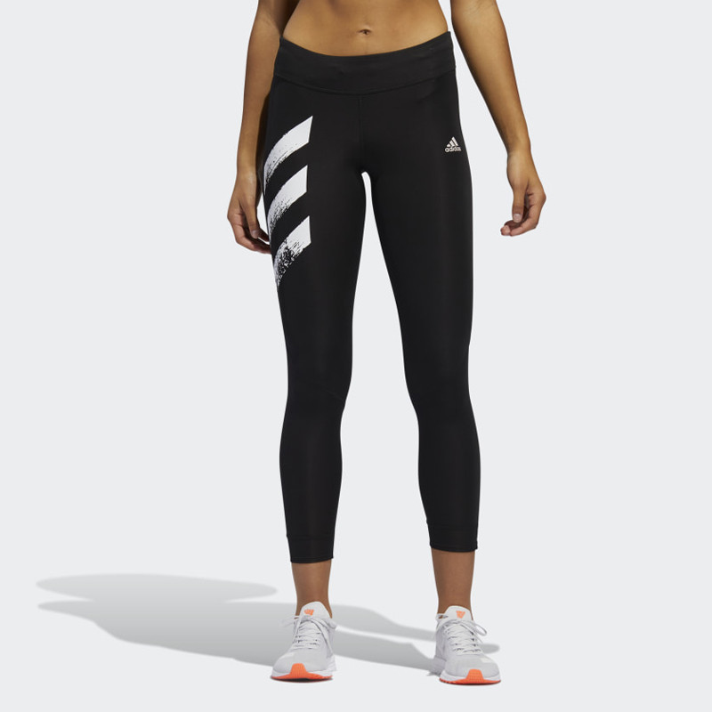 CELANA LARI ADIDAS Wmns Own The Run 3-Stripes Fast Tights