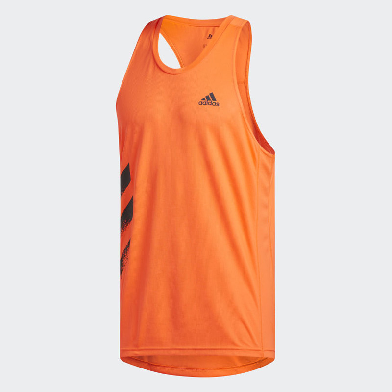 BAJU LARI ADIDAS Own The Run 3-Stripes PB Singlet