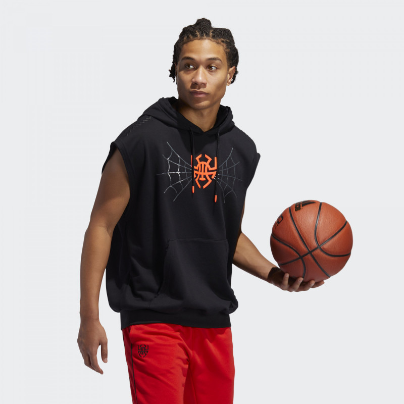 BAJU BASKET ADIDAS Donovan Mitchell Sleeveless Hoodie