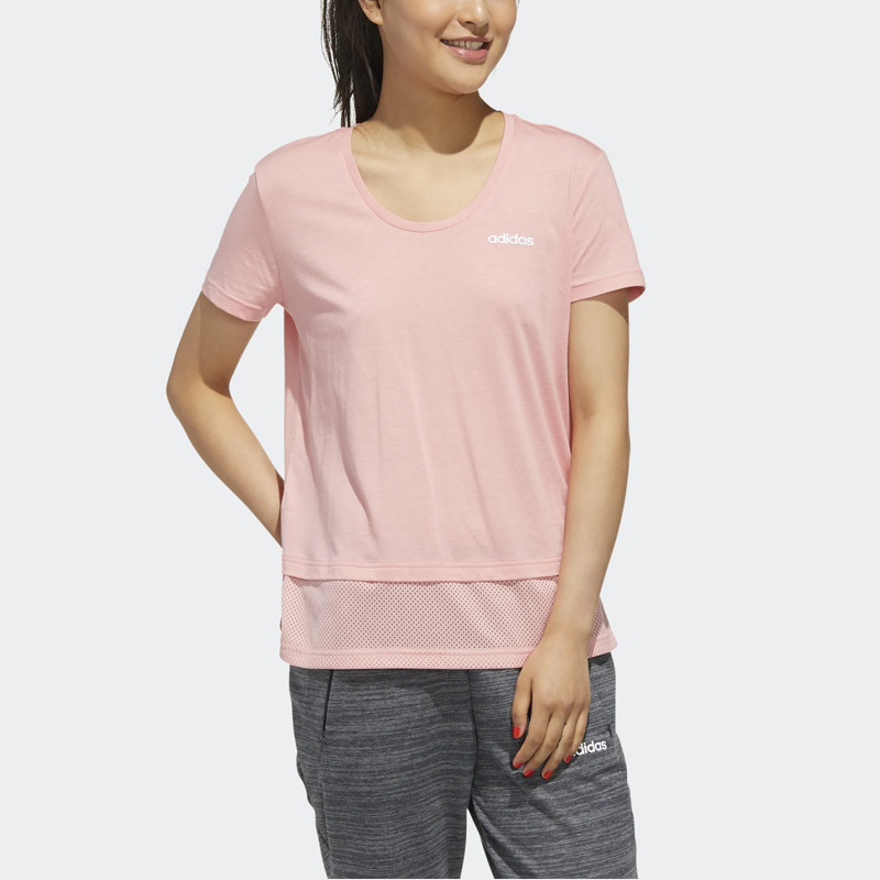 BAJU TRAINING ADIDAS Wmns Essentials Material Mix Tee