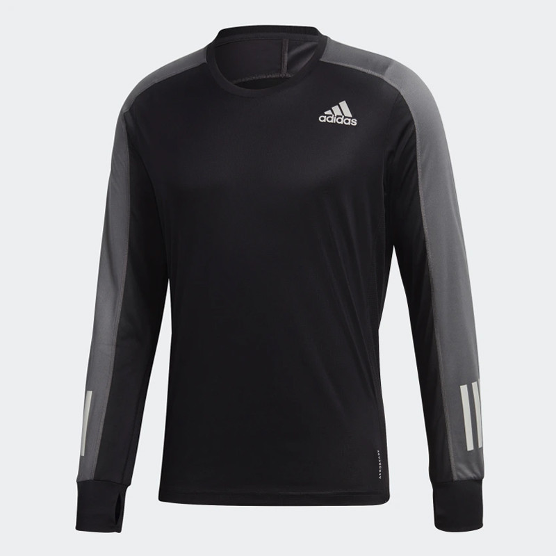 BAJU LARI ADIDAS Own The Run Long Sleeve Tee Men