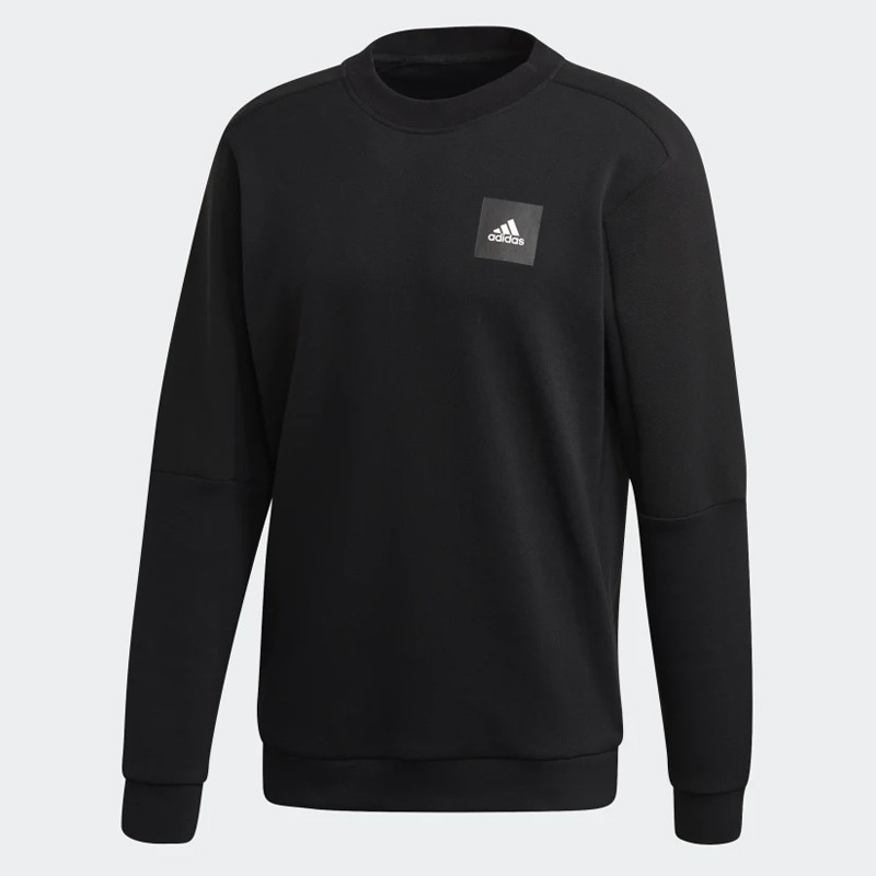 Baju Sneakers Adidas Performance Must Have Crew Sweatshirt Black
