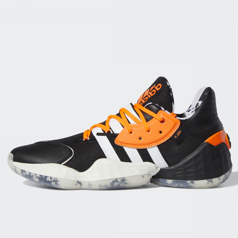 Sepatu Basket Adidas Daniel Patrick X Harden Black Orange