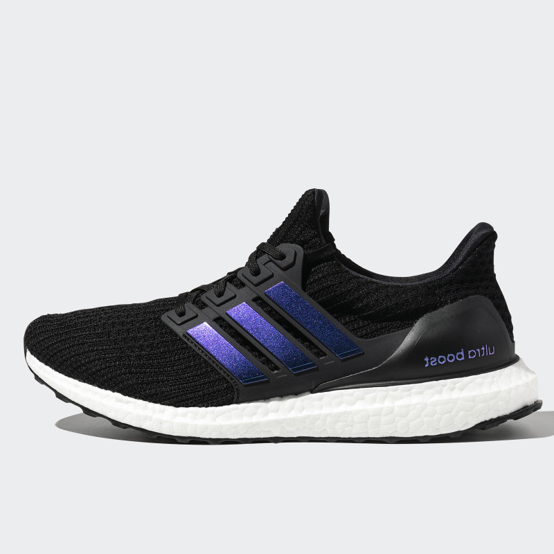Adidas Running Adidas Boost Black And Blue Sepatu Lari Adidas