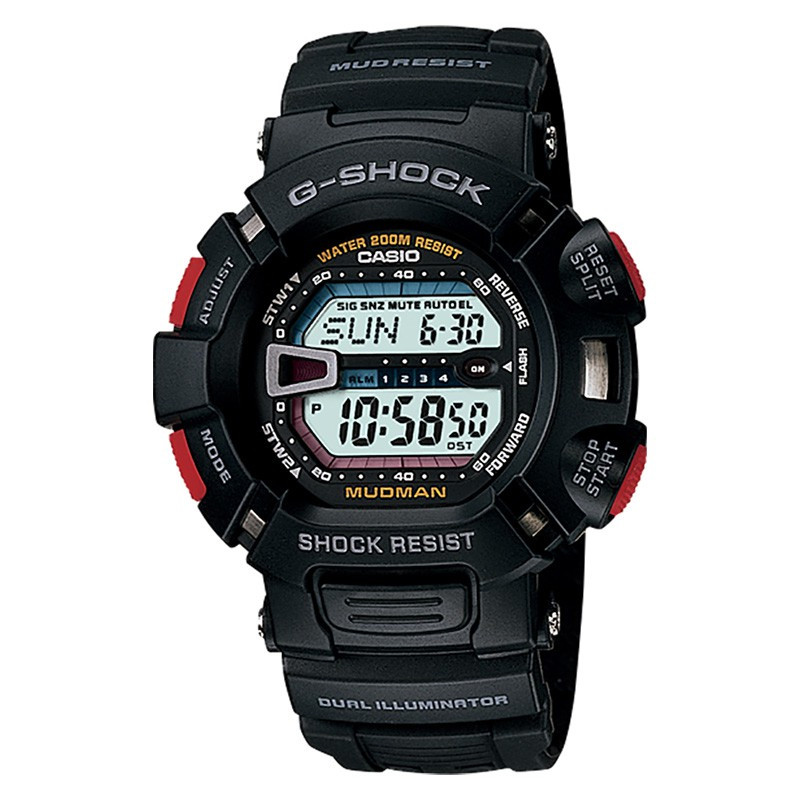 JAM TANGAN  CASIO G-Shock Mudman Digital Resin Band