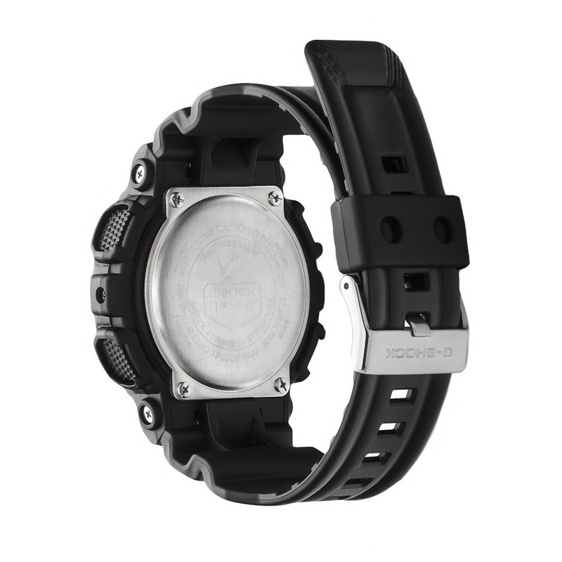 JAM TANGAN  CASIO G-shock Standard Digital Analog Dial Black Resin Strap