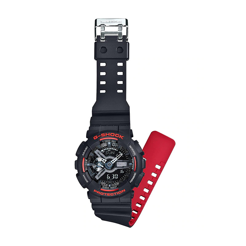 G-shock Water Resistance 200M Digital Analog Dial Black Resin Band foto 3