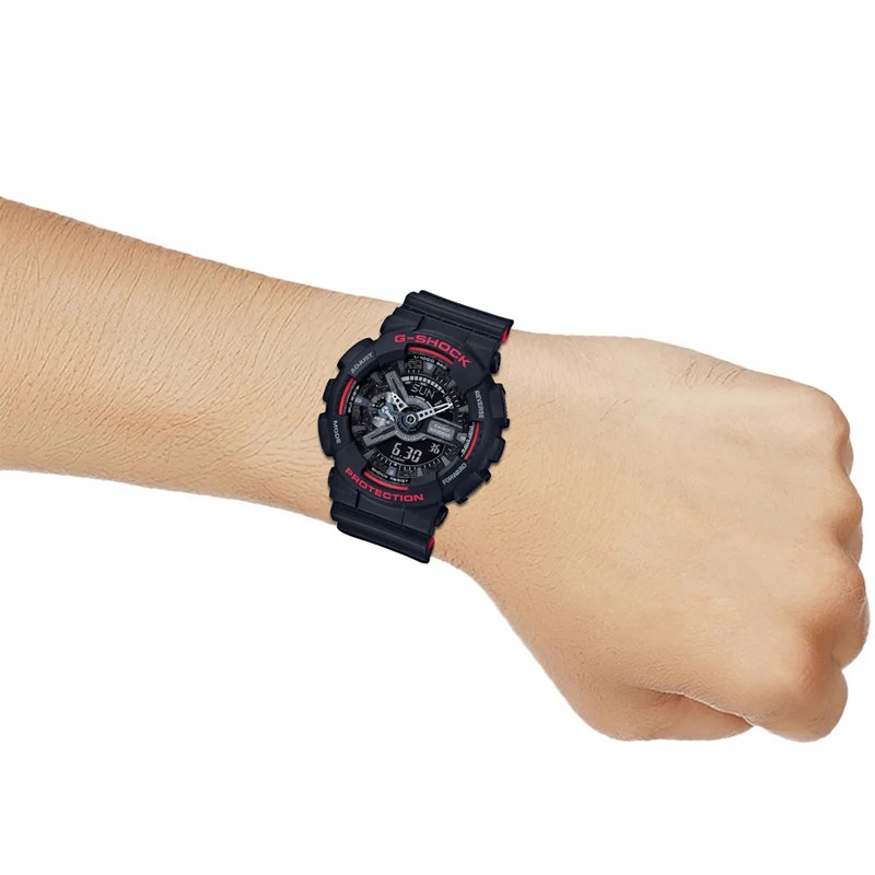 G-shock Water Resistance 200M Digital Analog Dial Black Resin Band foto 4