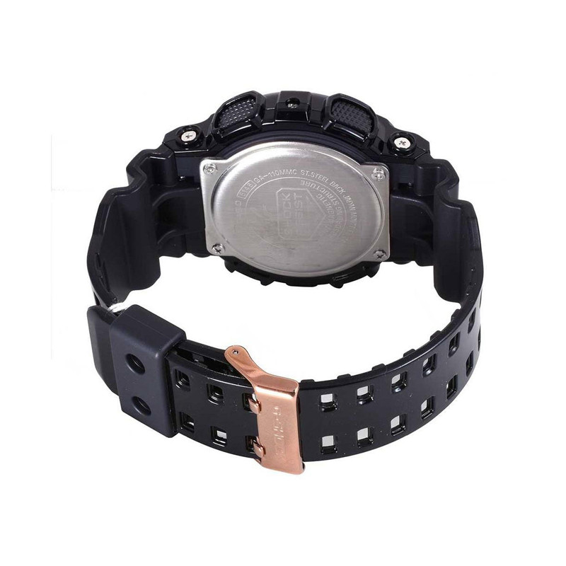 JAM TANGAN  CASIO G-shock Digital Analog Dial Black Resin Strap